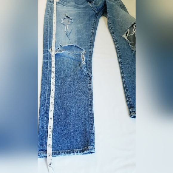 Adriano Goldschmied The Ex-Boyfriend Slim Slouchy Slim Distressed Jeans - Picture 14 of 14